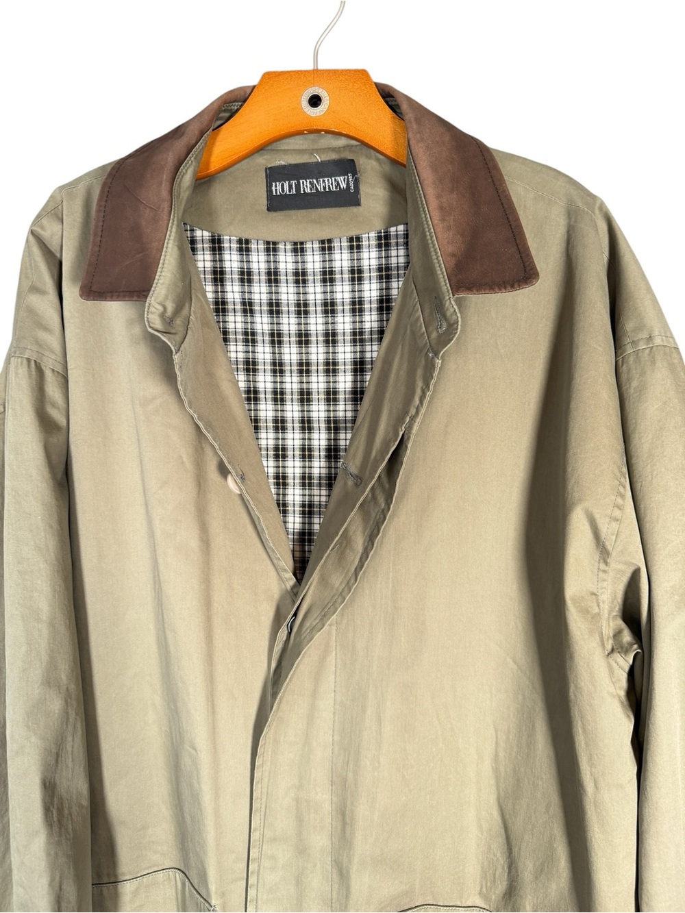 Vintage Holt Refrew Barn Chore Coat Green Normcore Cabincore Minimalist L - Picture 4 of 10